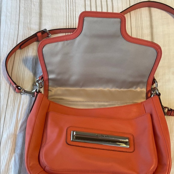 Coach Coral Leather Shoulder Bag - Picture 5 of 10